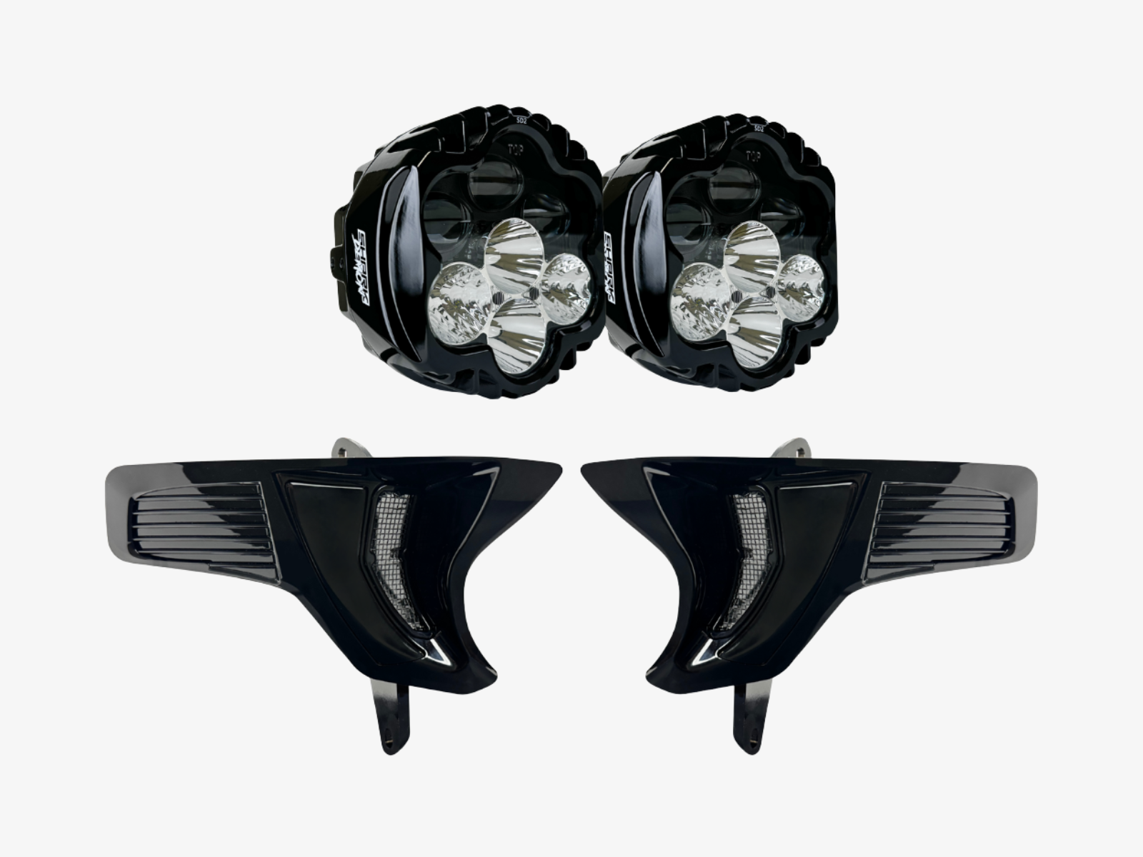 SHARK DEMON® 2 LED LIGHTING KITS FOR ROAD GLIDE - HEADLIGHT & FOG LAMP UPGRADES