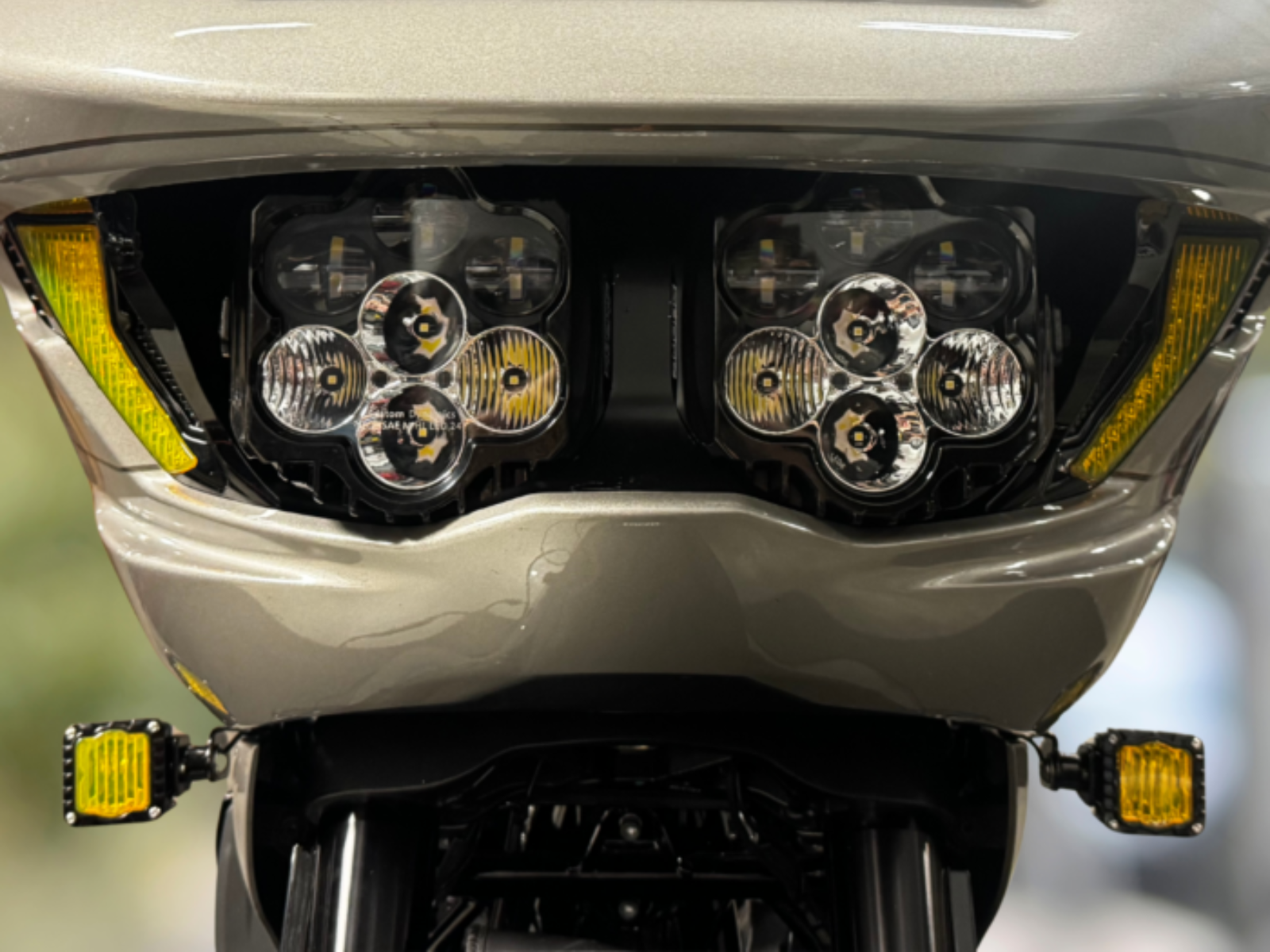 ROAD GLIDE FRONT TURN SIGNAL VENT UPGRADES FOR SHARK DEMON® HEADLIGHT KITS