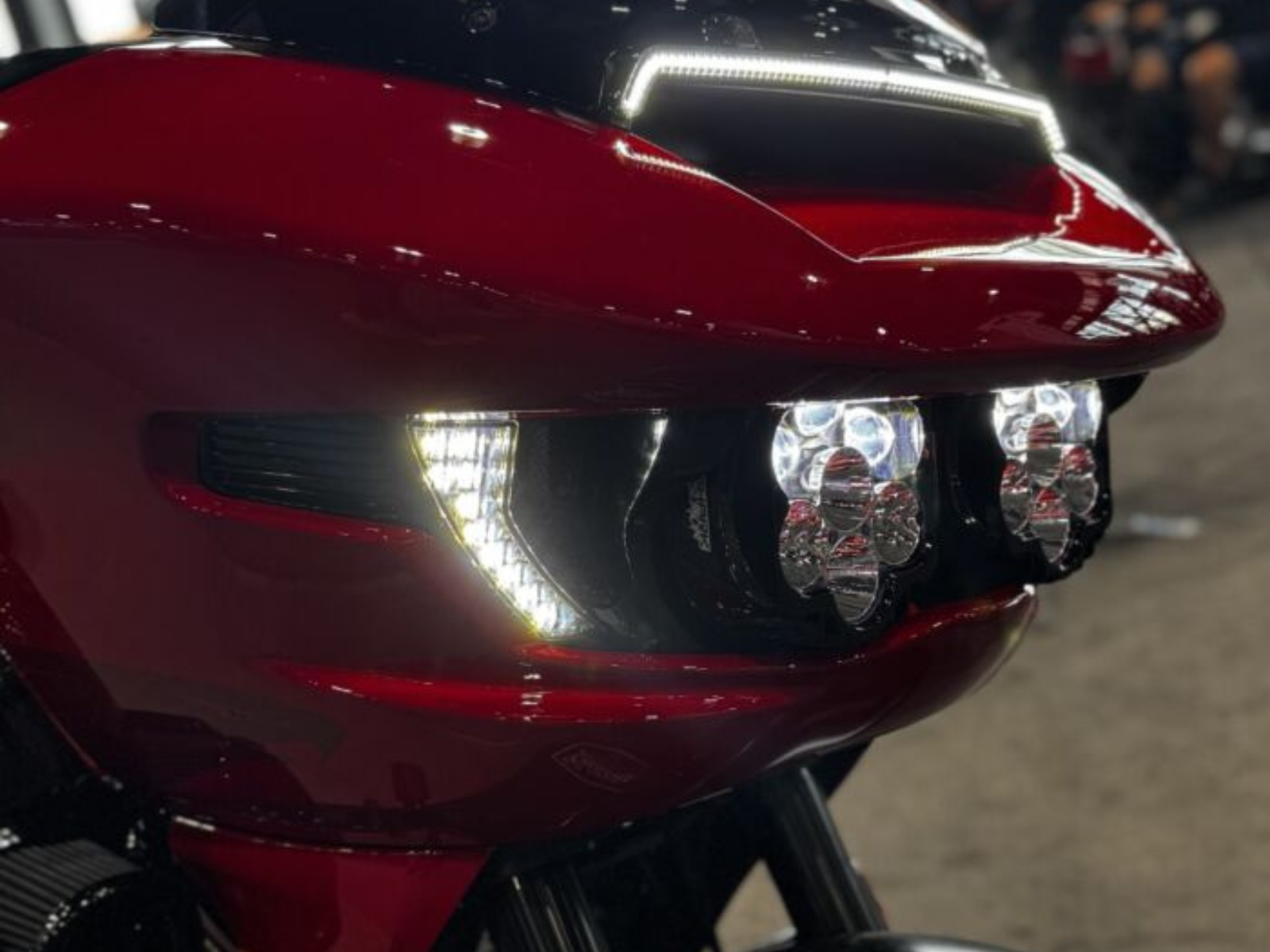 ROAD GLIDE FRONT TURN SIGNAL VENT UPGRADES FOR SHARK DEMON® HEADLIGHT KITS