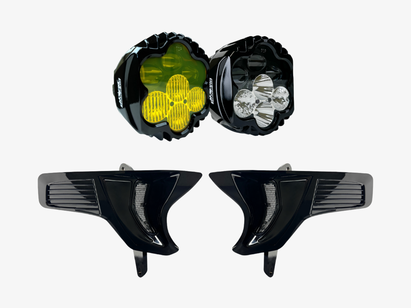 SHARK DEMON® 2 LED LIGHTING KITS FOR ROAD GLIDE - HEADLIGHT & FOG LAMP UPGRADES