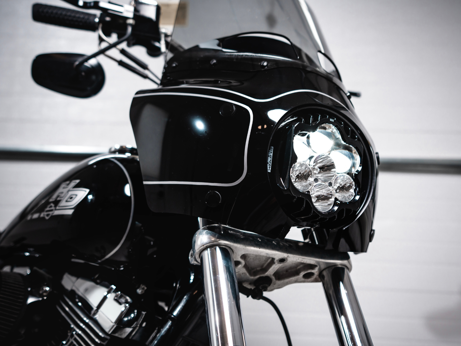 SHARK DEMON® LED HEADLIGHT KIT FOR MEMPHIS SHADES ROAD WARRIOR® FAIRING