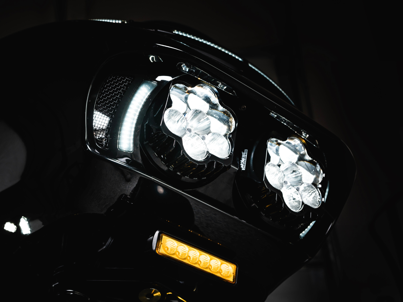 SHARK DEMON® 2 PERFORMANCE LED HEADLIGHT KIT FOR ROAD GLIDE MOTORCYCLES